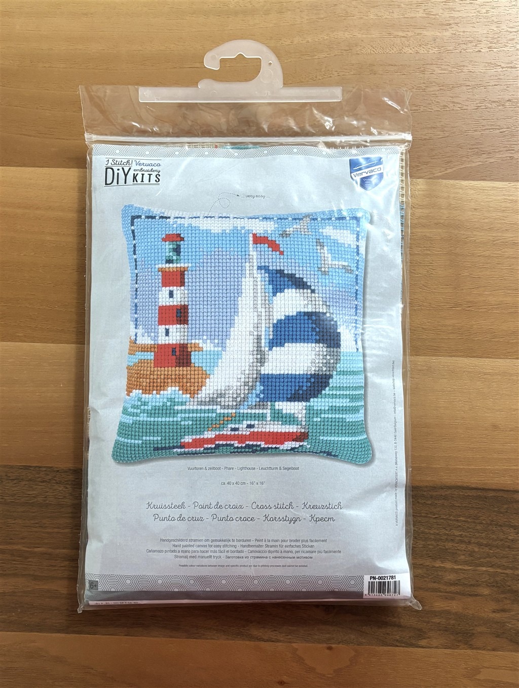 Vervaco Goblen Yastık Yelkenli Temalı