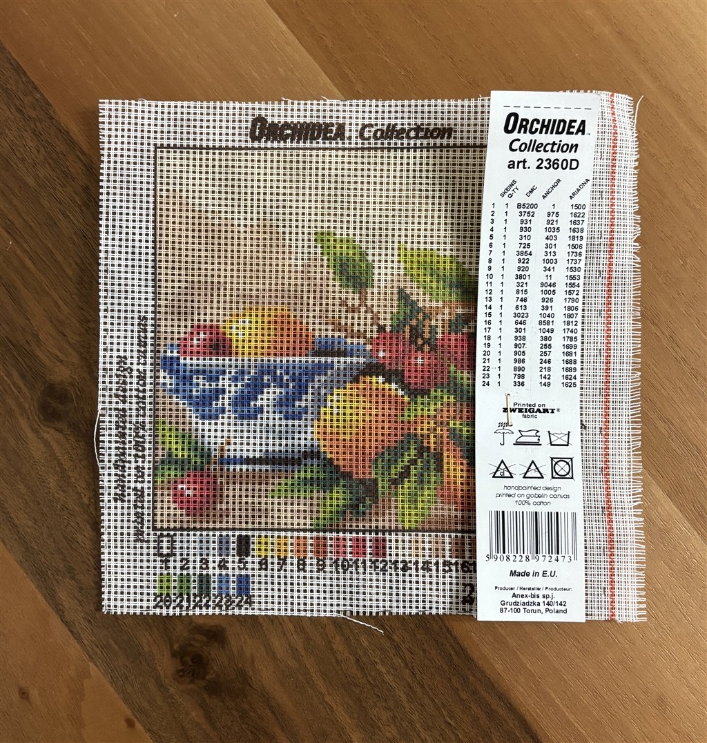 Orchidea Goblen Meyve  Temalı