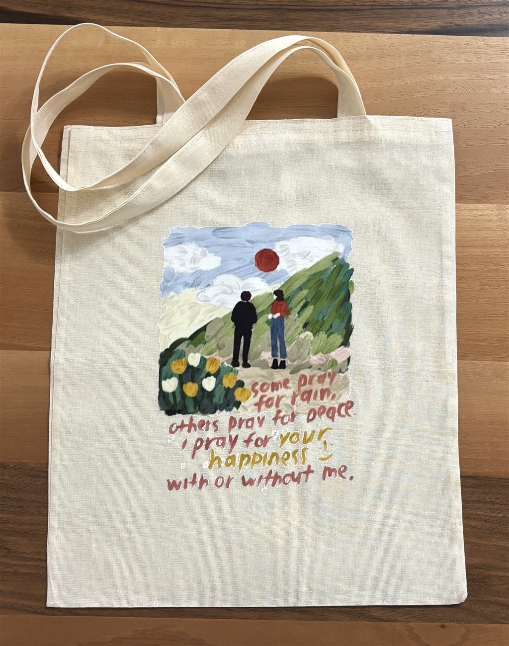 Dtf Baskılı  Bez Çanta Doğa Temalı