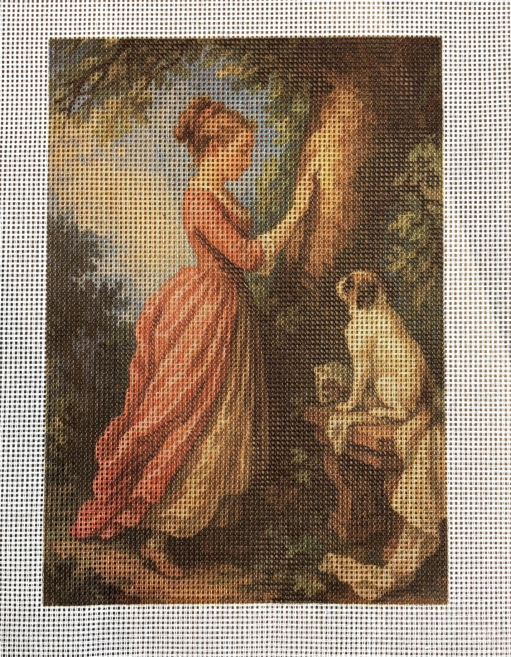 Süblimasyon Baskılı Goblen Ağaca Yazı Yazan Kız 30x40