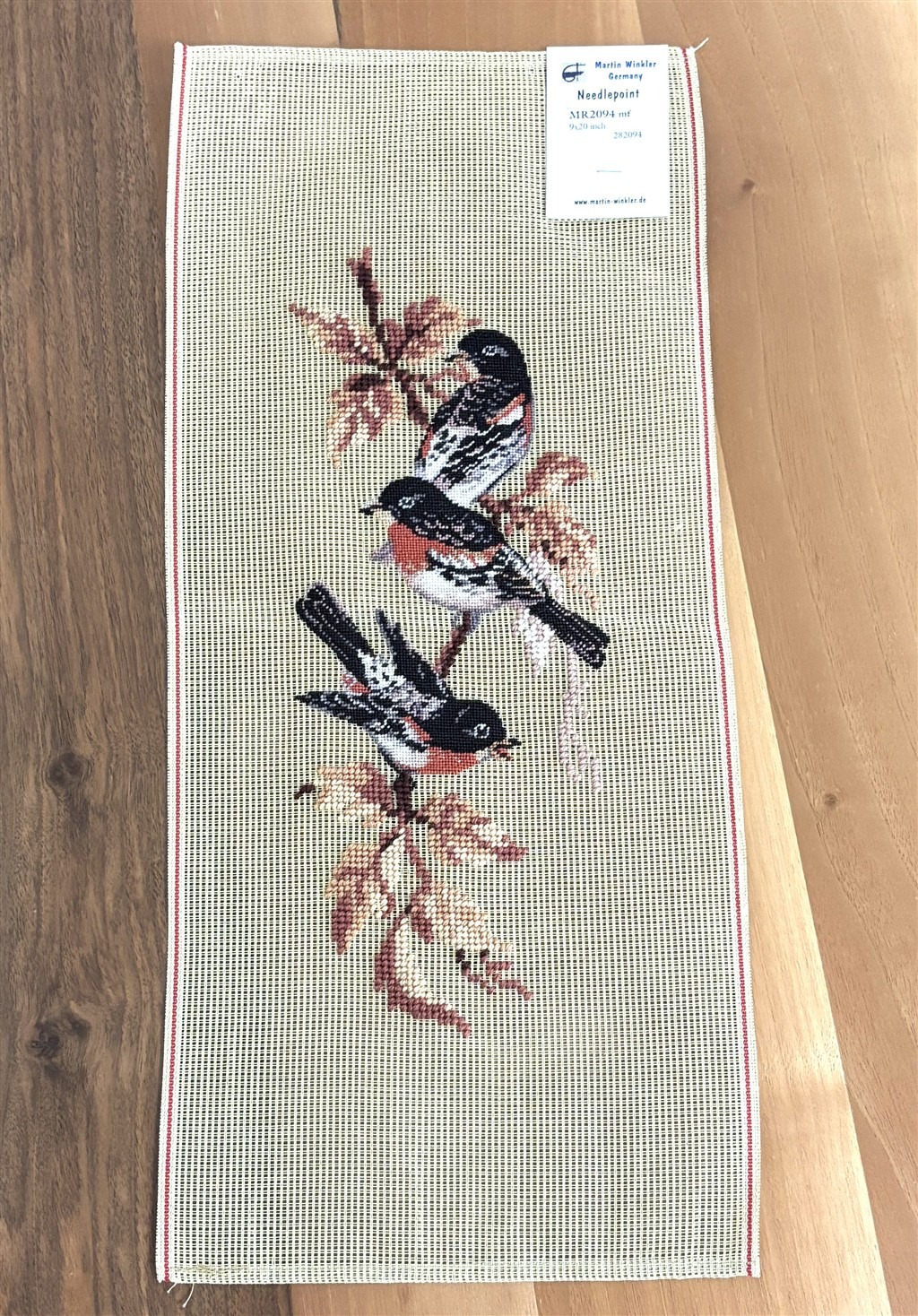 Martin Winkler Teğel Baskılı Goblen Tablo Kuş Temalı