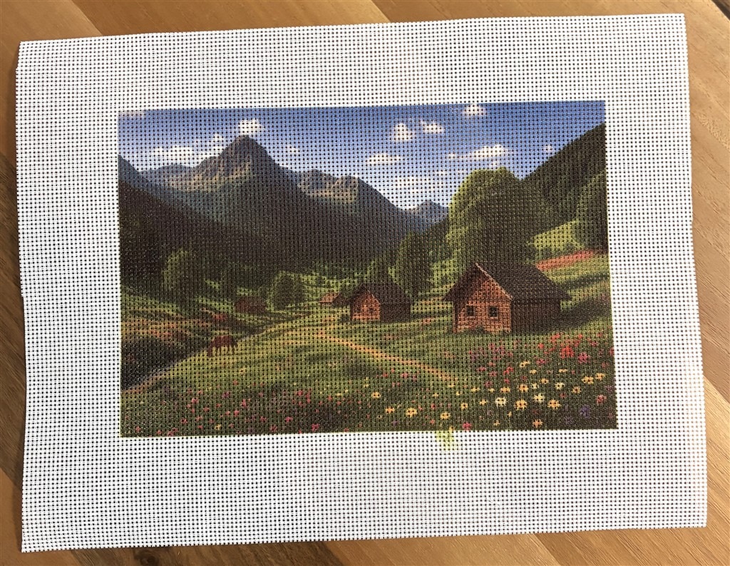 Baskılı Goblen 30x40cm Manzara Temalı