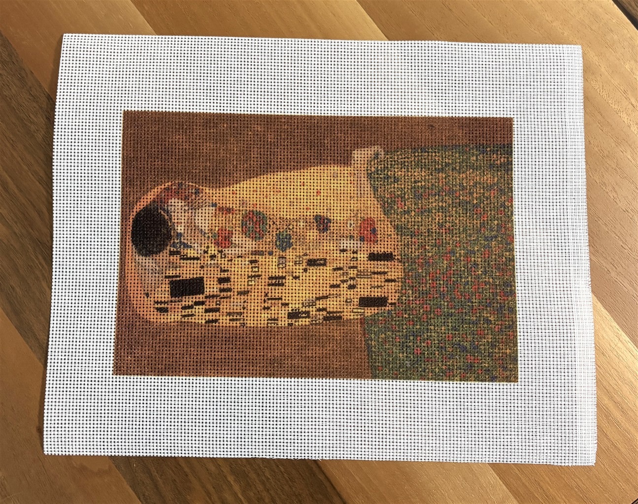 Baskılı Goblen 30x40cm Öpücük Temalı