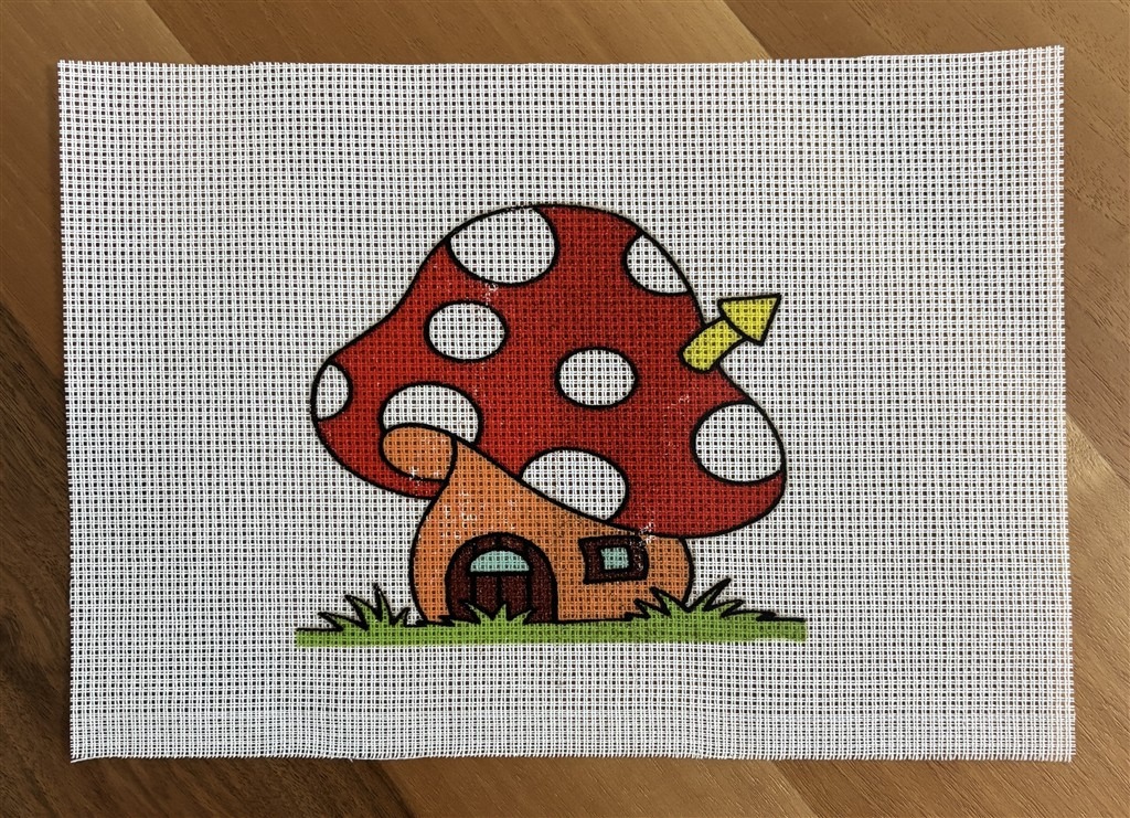 Baskılı Goblen Mantar Temalı 30x20cm