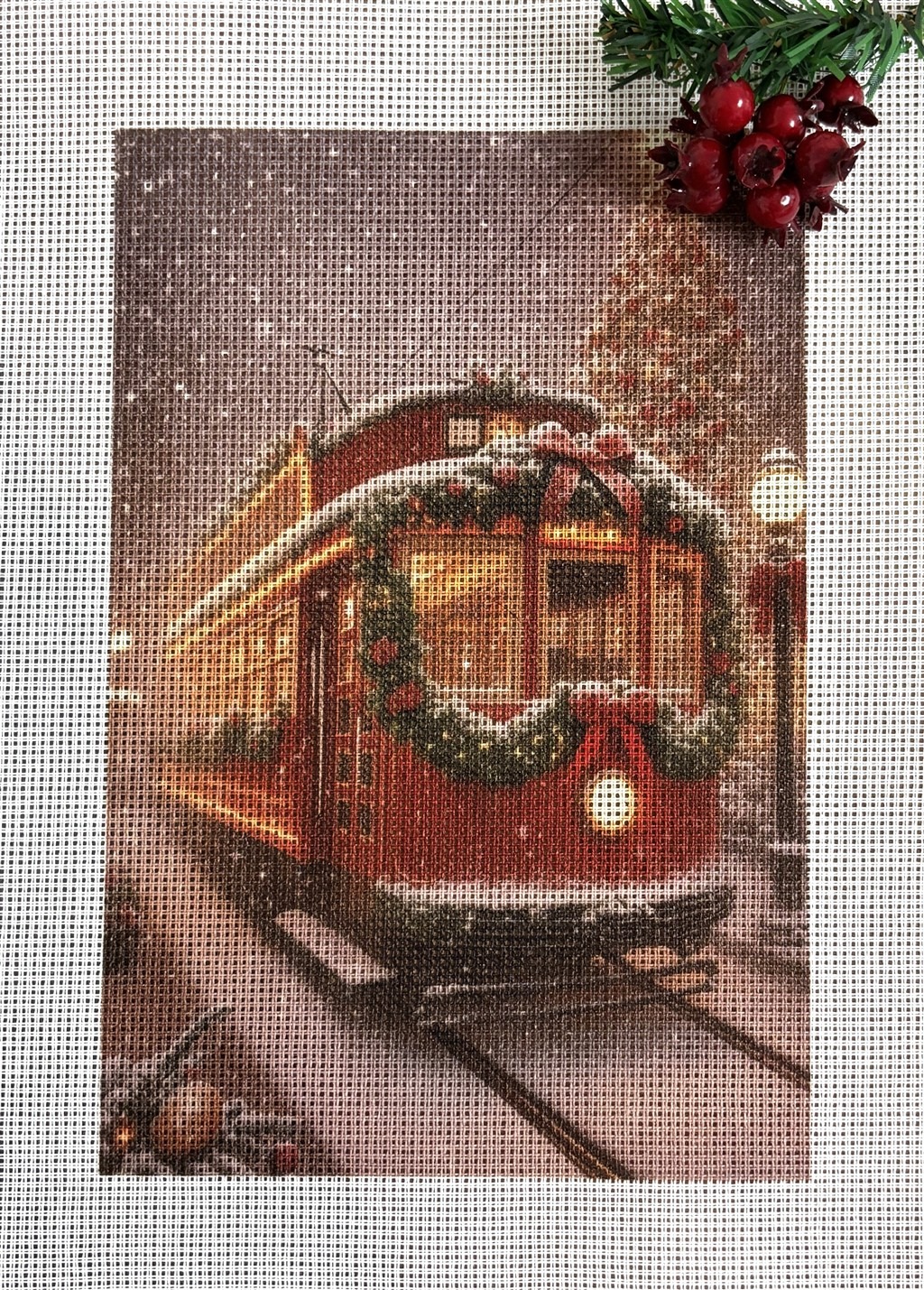 Baskılı Goblen Noel Temalı