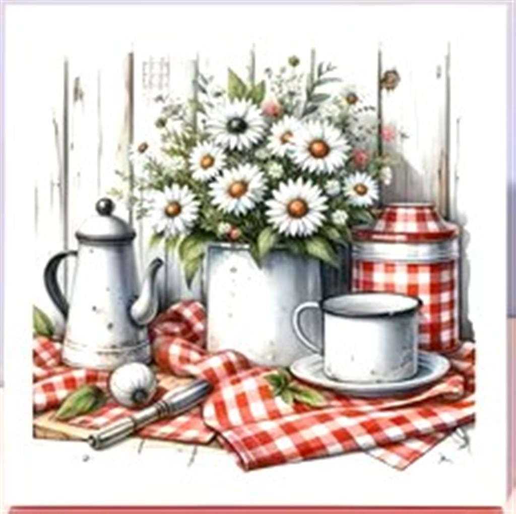 Boncuk İşleme Goblen Kiti 5D Çiçek Temalı